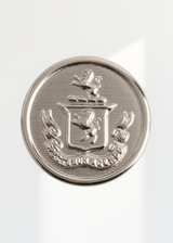 Lion Embossed Metal Blazer Buttons - 1 Dozen