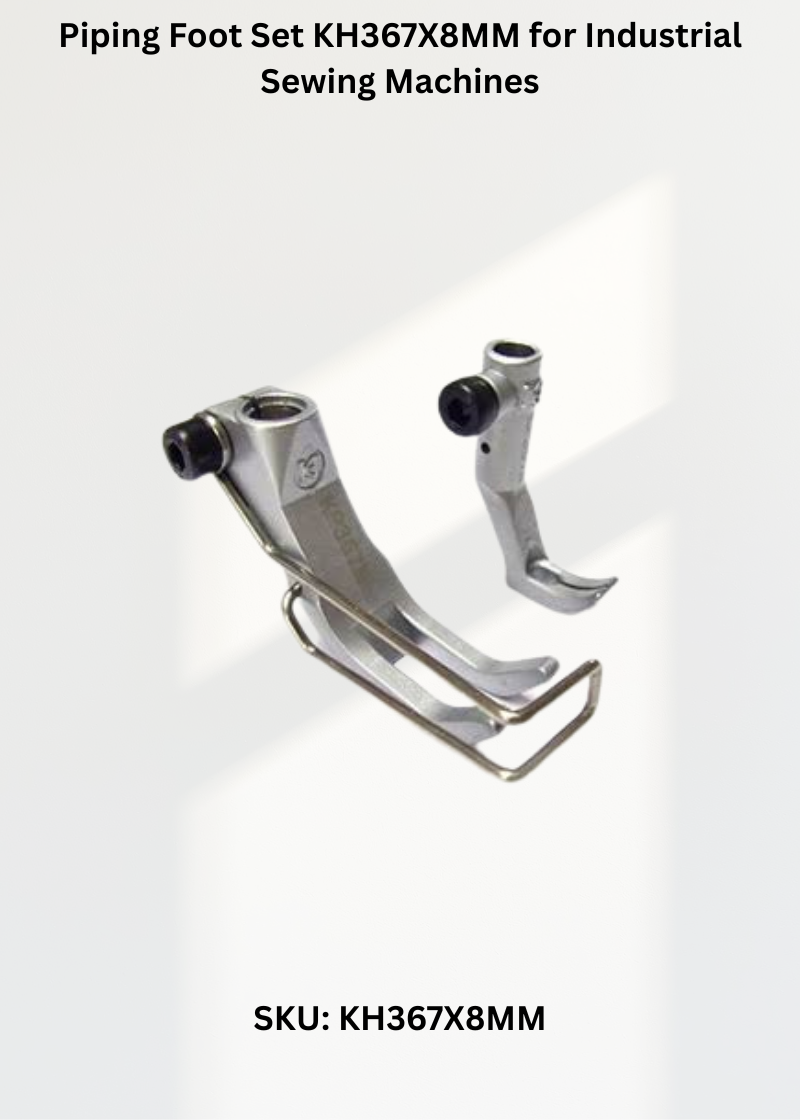 Piping Foot Set KH367X8MM for Industrial Sewing Machines