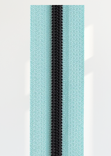 #5 Matte Black Metallic Nylon Coil Continuous Zipper Roll