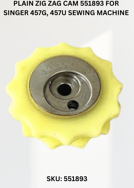 Plain Zig Zag Cam 551893 for Singer 457G, 457U Sewing Machine