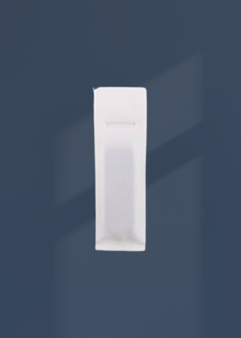 Plastic Covered Drapery Weights W/ Sewing Tab - 7/16" x 7/8" - 100/Box - White