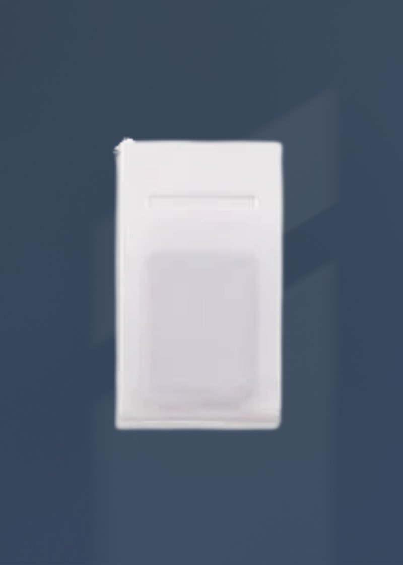 Plastic Covered Drapery Weights W/ Sewing Tab - 7/8" x 7/8" - 100/Box - White