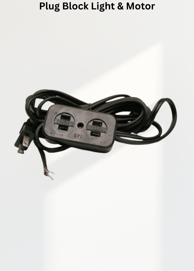 Plug Block Light & Motor