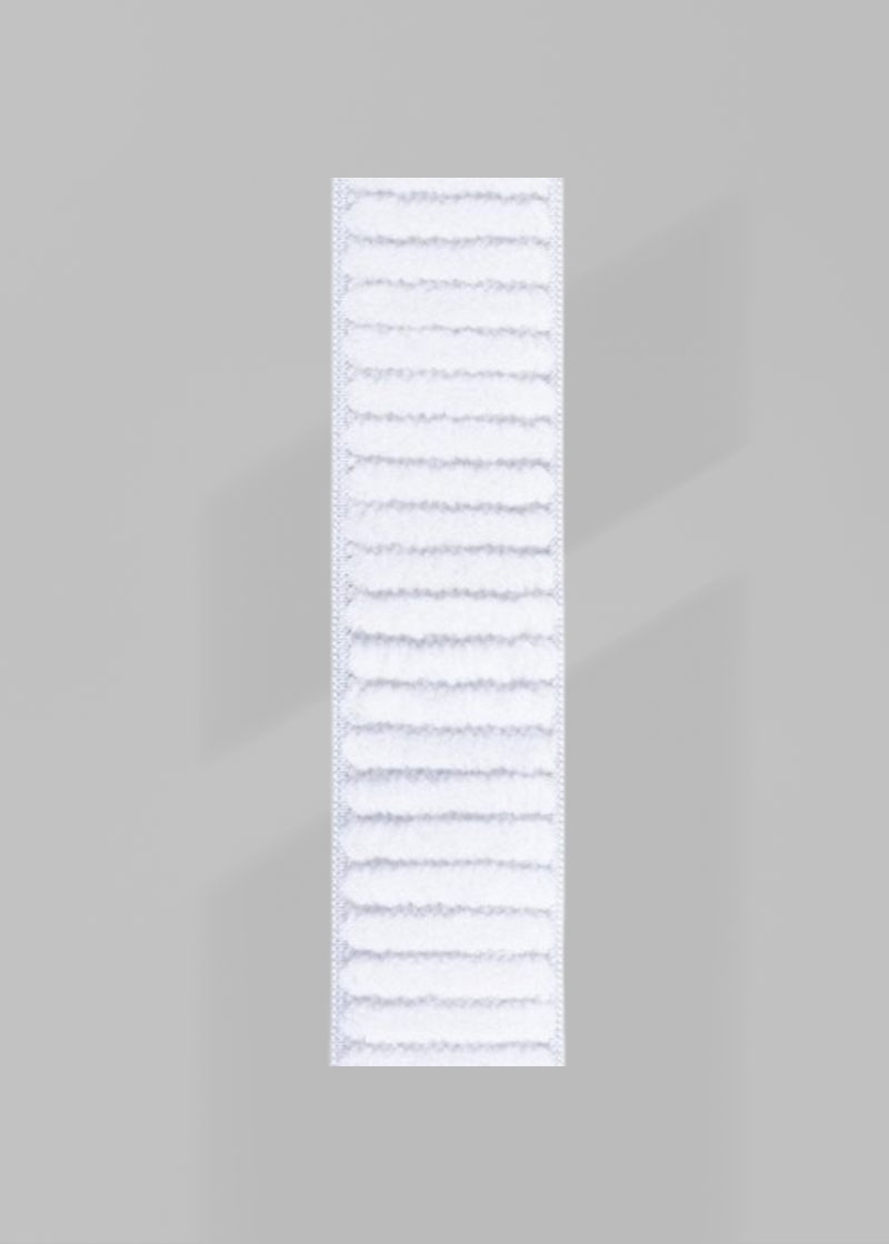 Plush Lingerie Elastic - 1" x 1 yd. - White