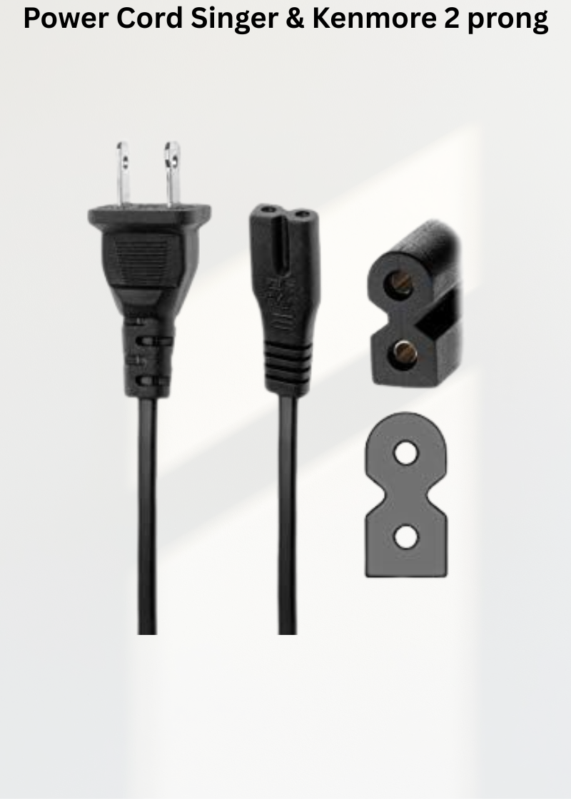 Power Cord Singer & Kenmore 2 prong