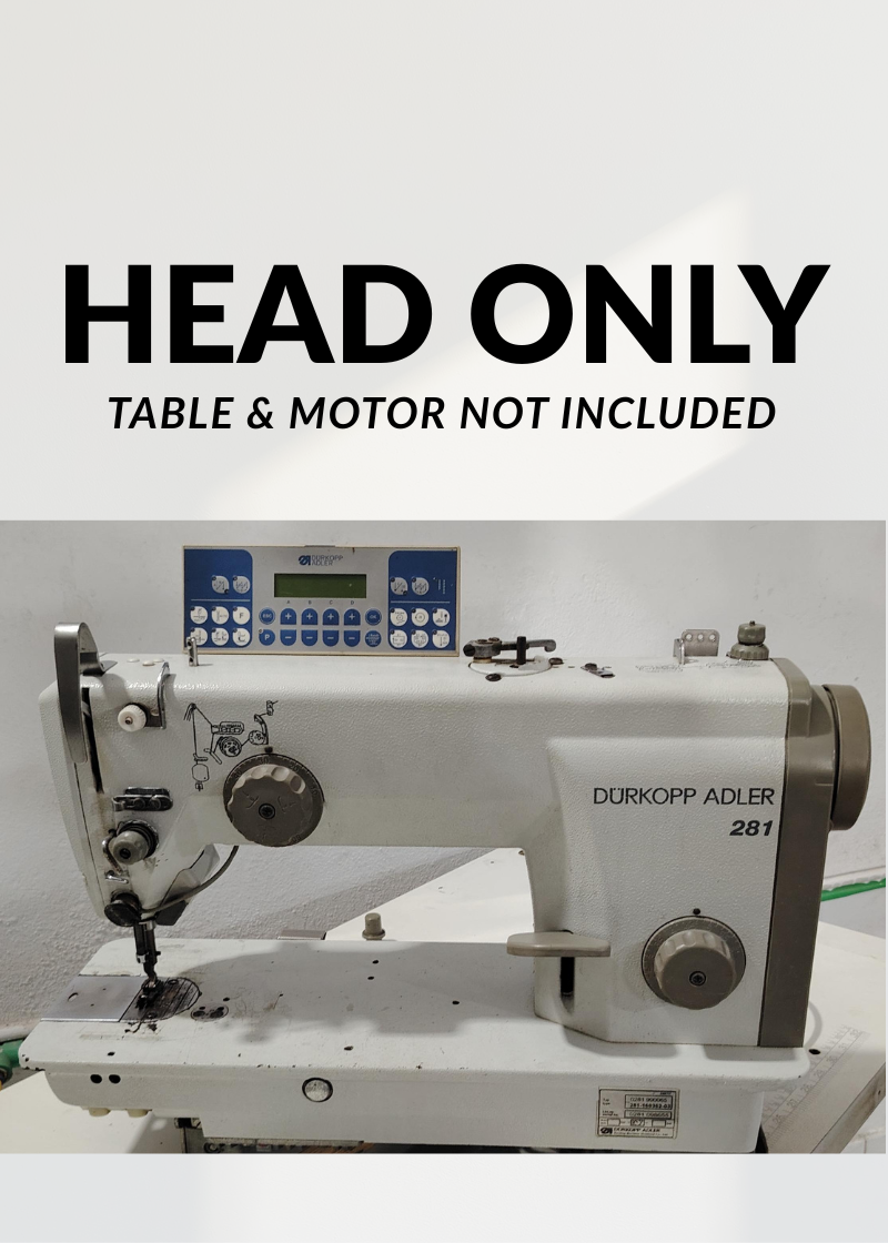 Pre-Owned Durkopp Adler 281 Industrial Sewing Machine Head Only