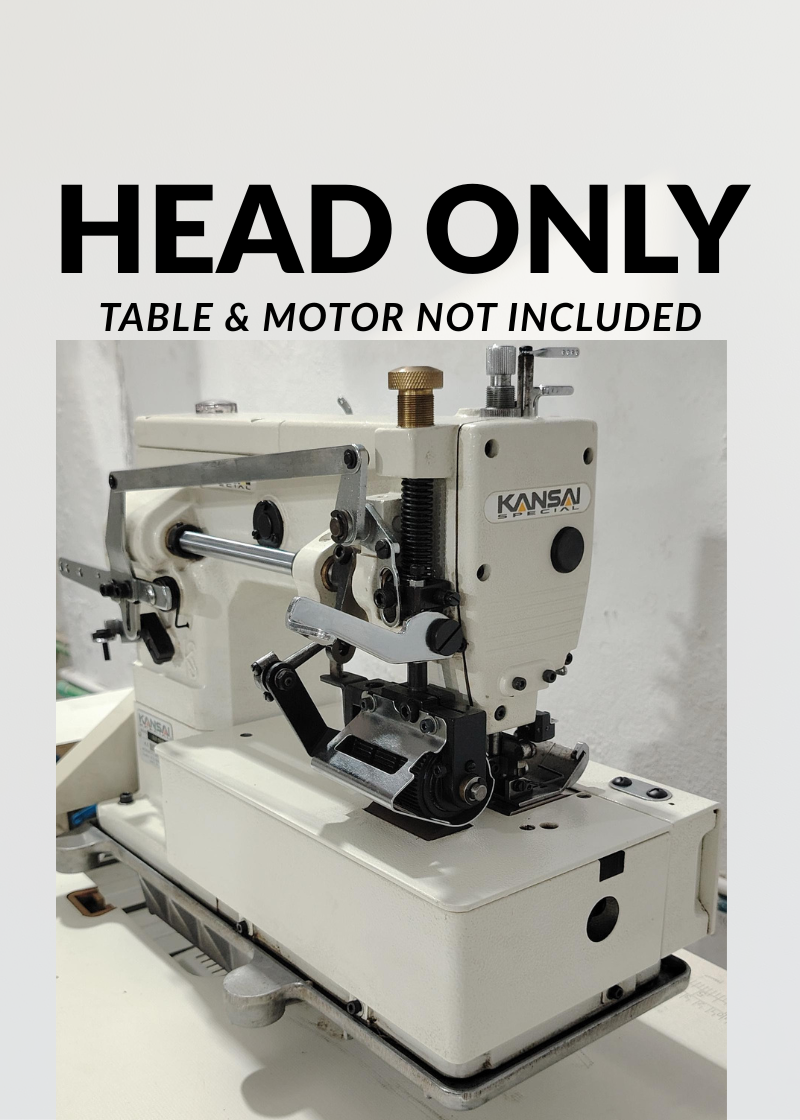 Pre-Owned Kansai DLR-1509P Waistband Sewing Machine HEAD ONLY