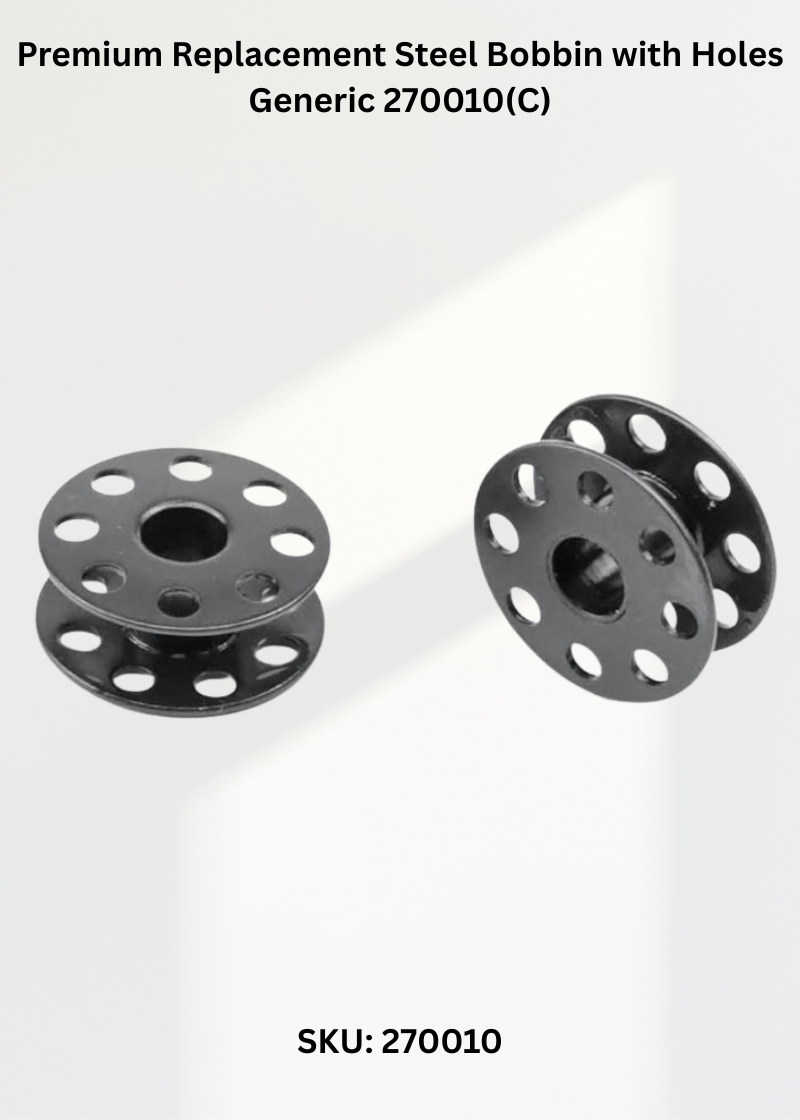 Premium Replacement Steel Bobbin with Holes Generic 270010(C)
