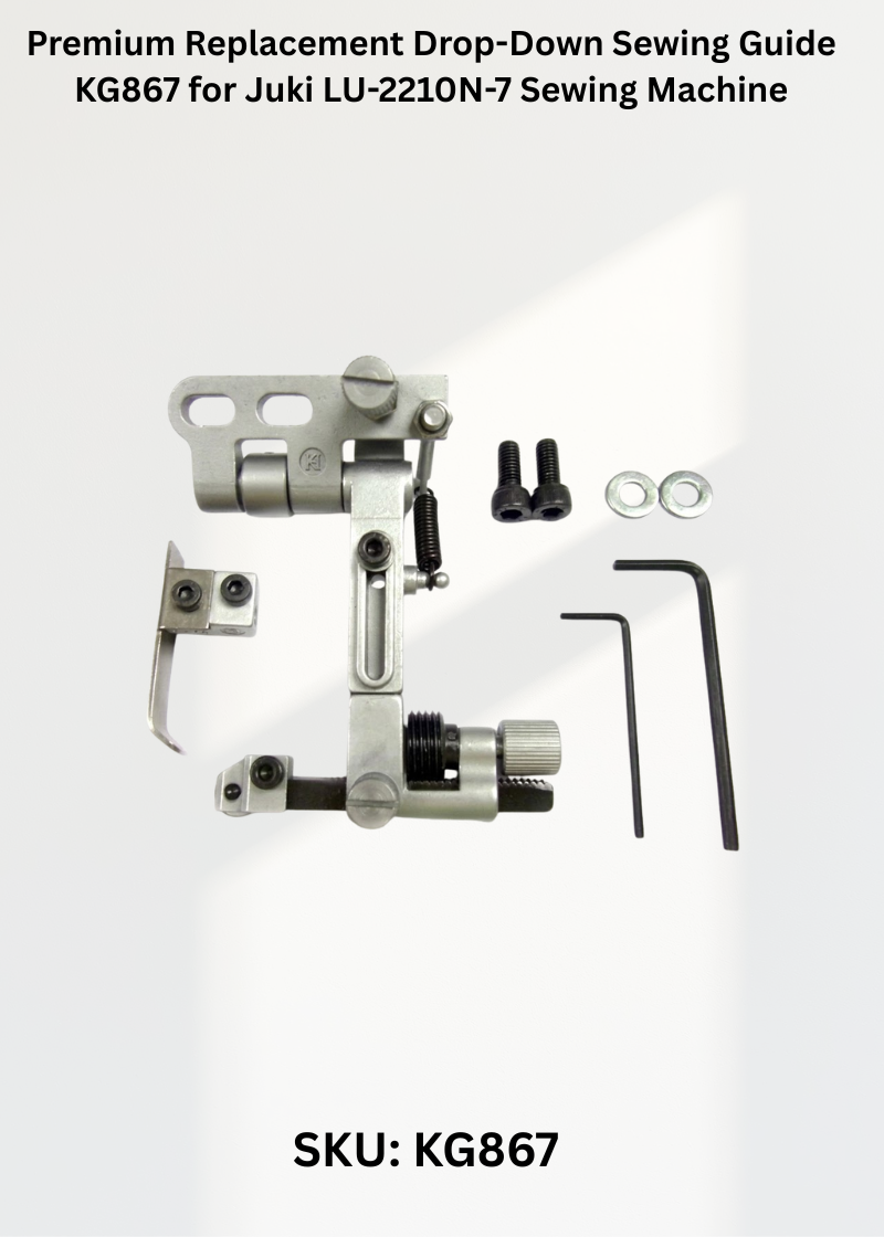 Premium Replacement Drop-Down Sewing Guide KG867 for Juki LU-2210N-7 Sewing Machine