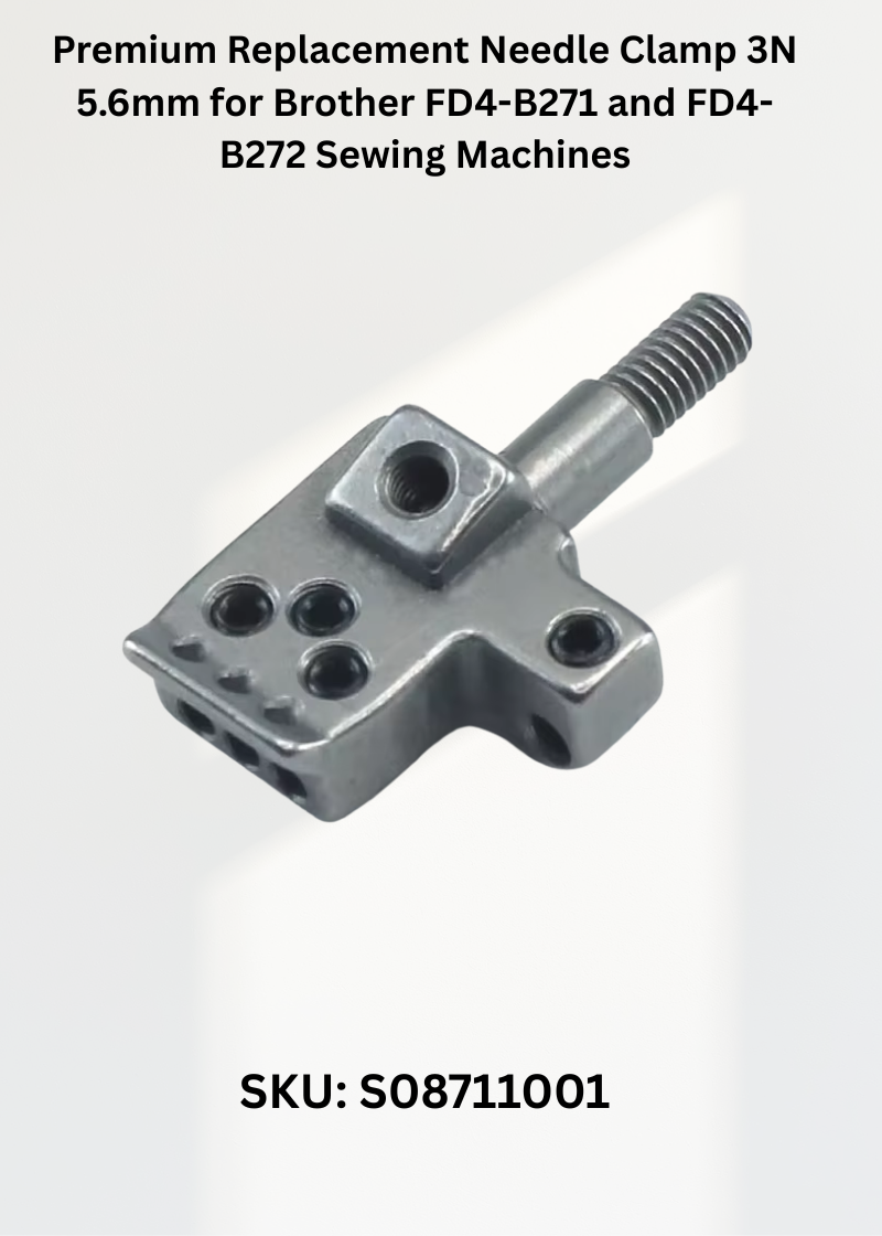 Needle Clamp 3N 5.6mm for Brother FD4-B271 and FD4-B272 Sewing Machines