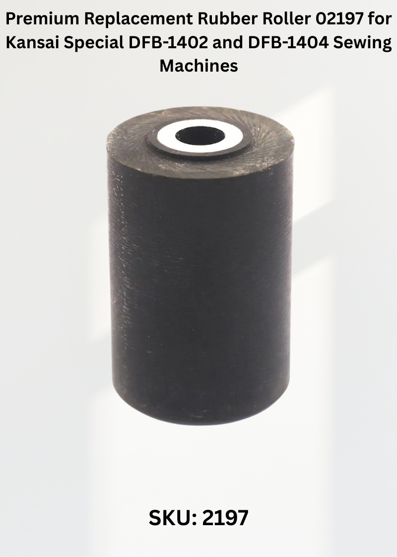 Rubber Roller 02197 for Kansai Special DFB-1402 and DFB-1404 Sewing Machines