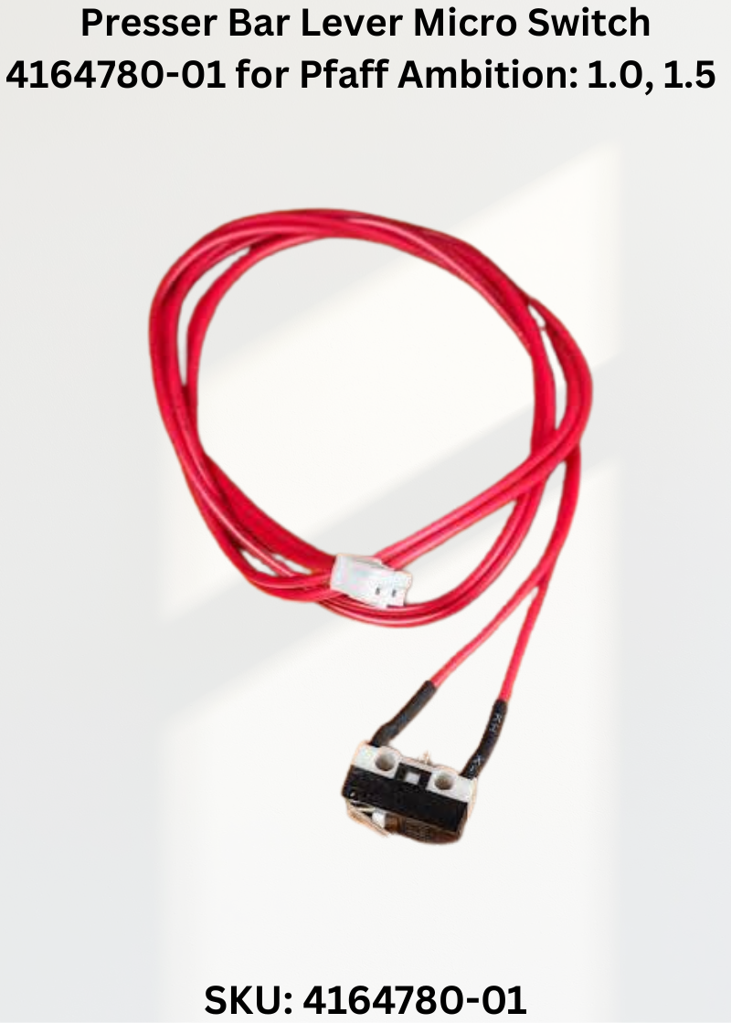 Presser Bar Lever Micro Switch 4164780-01 — Fits Pfaff AMBITION: 1.0, 1.5, 2.0