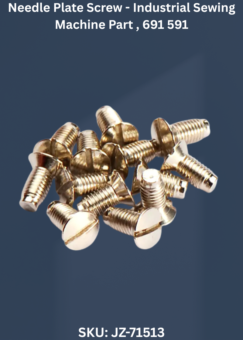 Needle Plate Screw - Industrial Sewing Machine Part , 691 591