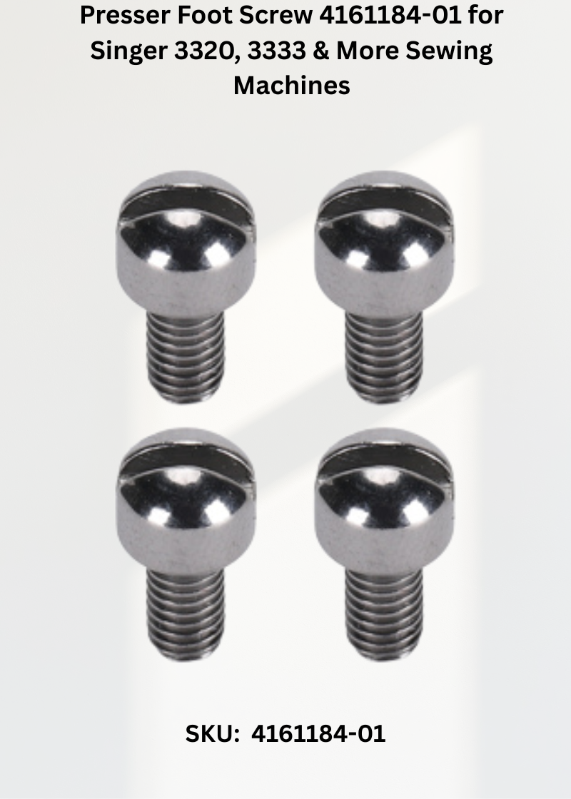 Presser Foot Screw 4161184-01 — Fits Singer 3320, 3333, 3337, 3342 & more