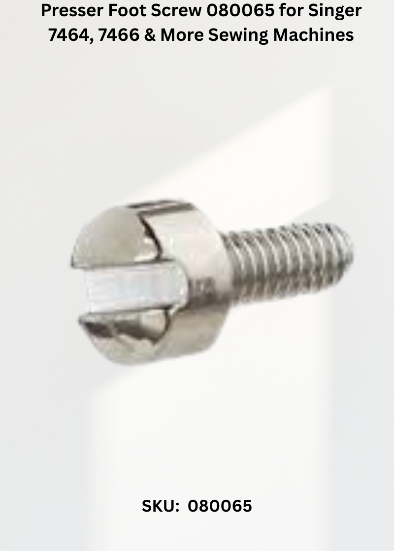 Presser Foot Screw — Fits Singer 7464, 7466, 8763 Curvy, 8768 & more