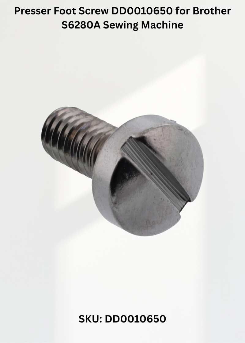 Presser Foot Screw  DD0010650 for Brother S6280A Sewing Machine