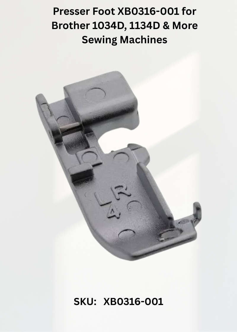 Presser Foot XB0316-001 for Brother 1034D, 1134D & More Sewing Machines