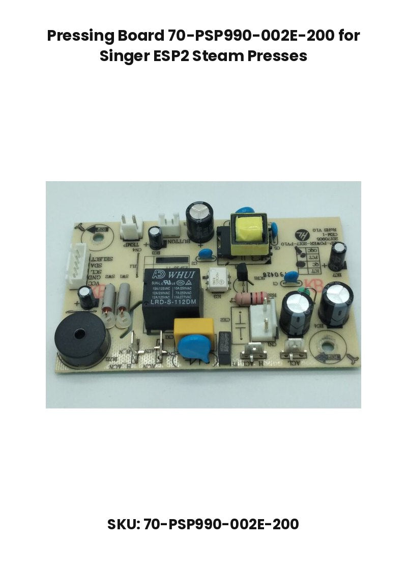 Pressing Board 70-PSP990-002E-200 for Singer ESP2 Steam Presses