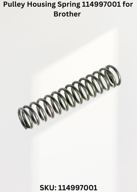 Pulley Housing Spring 114997001 for Brother CB3-B912, Brother CB3-B913, Brother CB3-B915, Brother CB3-B916 and Brother