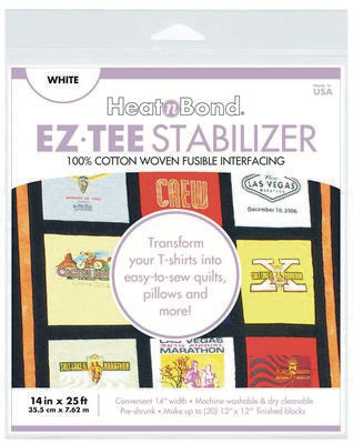 HeatnBond EZ-Tee Stablizer White 14 in x 25 ft