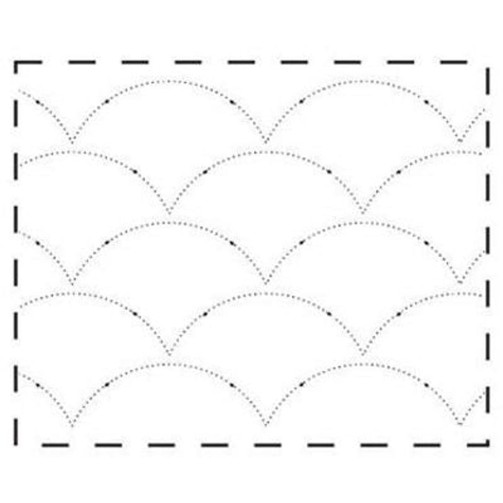 Borders Made Easy 9in Large Clamshell Stipples Made Easy