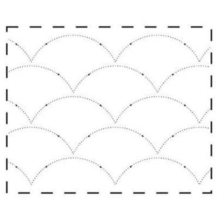 Borders Made Easy 9in Large Clamshell Stipples Made Easy