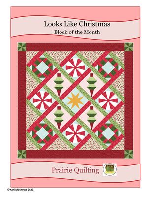 Prairie Quilting Looks Like Christmas Block of the Month Pattern