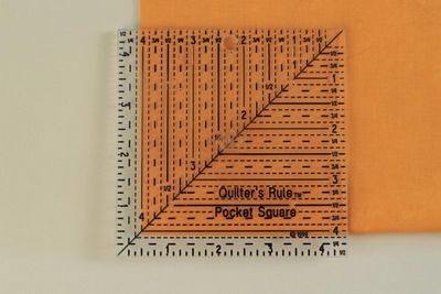 Quilter's Rule Pocket Square 4 1/2 in x 4 1/2 in