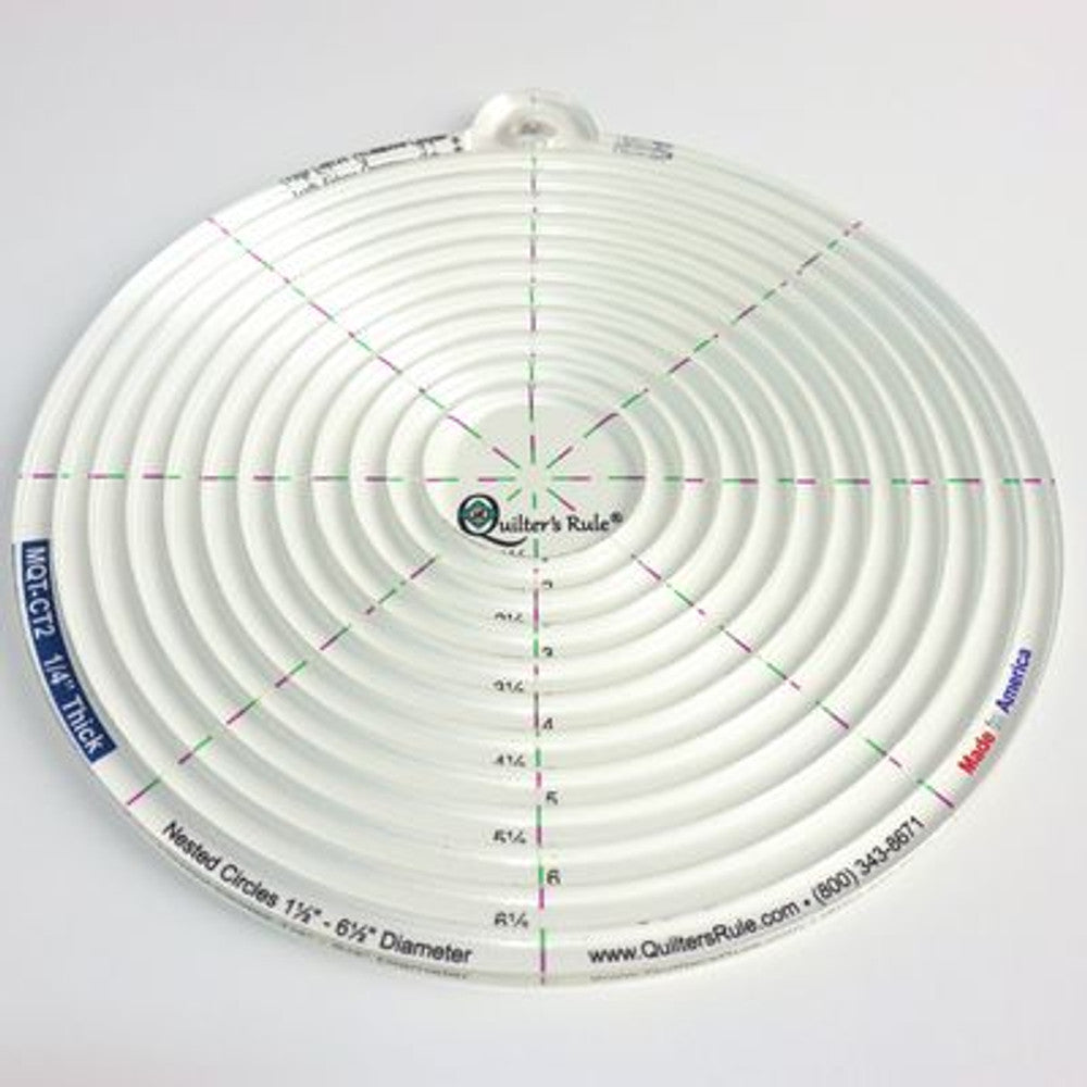 Quilter's Rule Nested Circles Set of 11