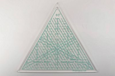 Quilter's Rule Quilter''s Rule Equilateral Triangle Teal 6 in