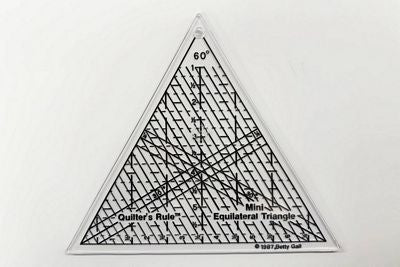 Quilter's Rule Equilateral Triangle 6 in x 60°