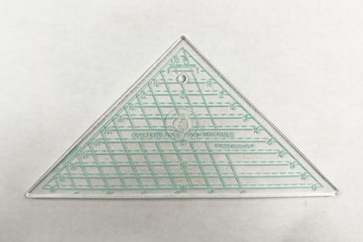 Quilter's Rule Quilter''s Rule Right Triangle Teal 6 in x 45°