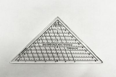 Quilter's Rule Right Triangle 6 in x 45°