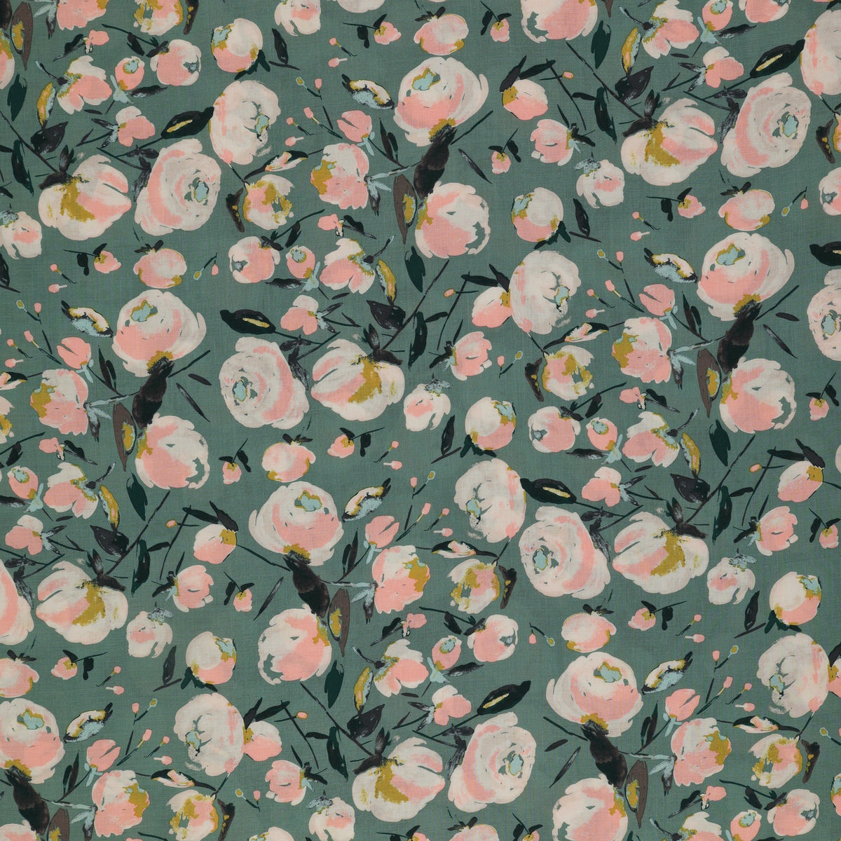 Everlasting Blooms Sparkler Fabric in Rayon