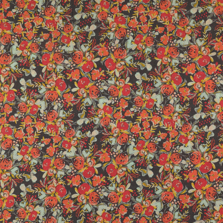 Flowerfield Sunset Fabric in Rayon