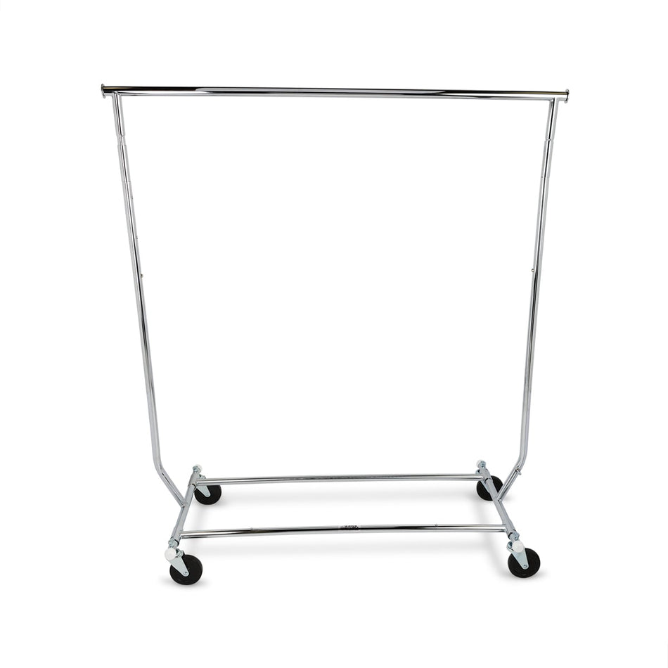 RACK FORCE Industrial Single Collapsible Rolling Rack - 48" X 22" X 67"