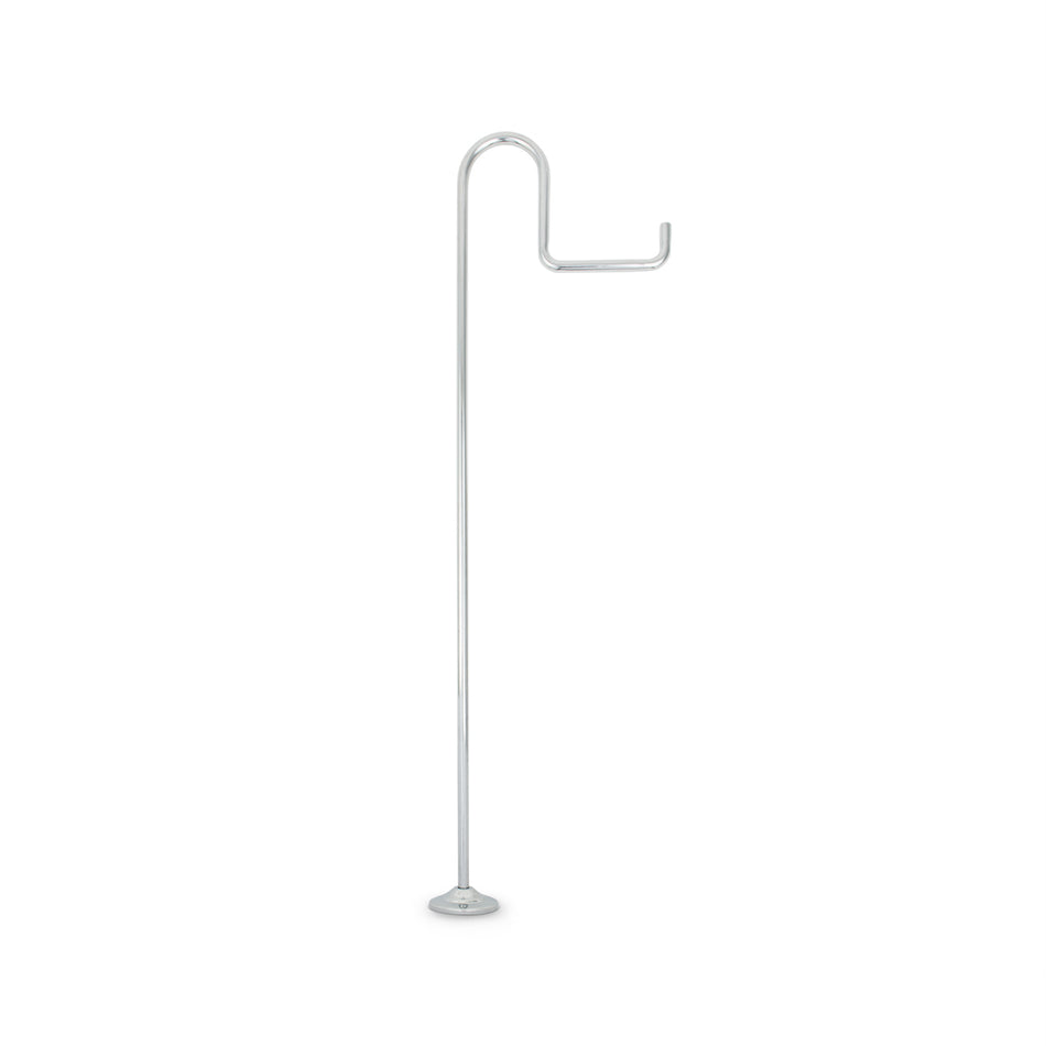 J-Hook Style Front Counter Rack - 3" X 34" Base - Chrome