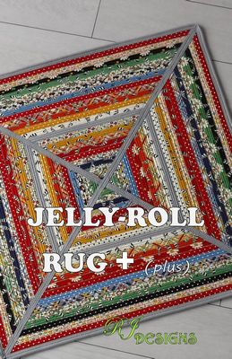 R.J.Designs Jelly Roll Rug Plus Pattern