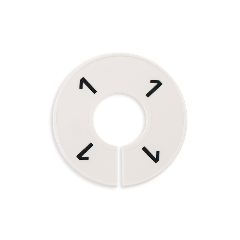 Numerical (1-50) Circular Rack Dividers Set - 3 1/2"