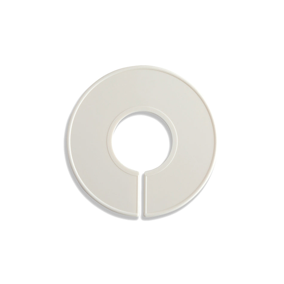 Blank Circular Rack Divider - 3 1/2" - White