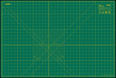 Olfa Self Heal Double Sided Rotary Mat 24inx36in Green
