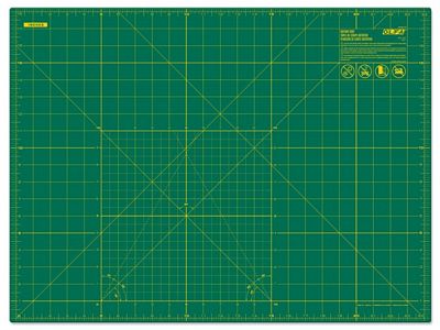 Olfa Self Heal Double Sided Rotary Mat 18inx24in Green