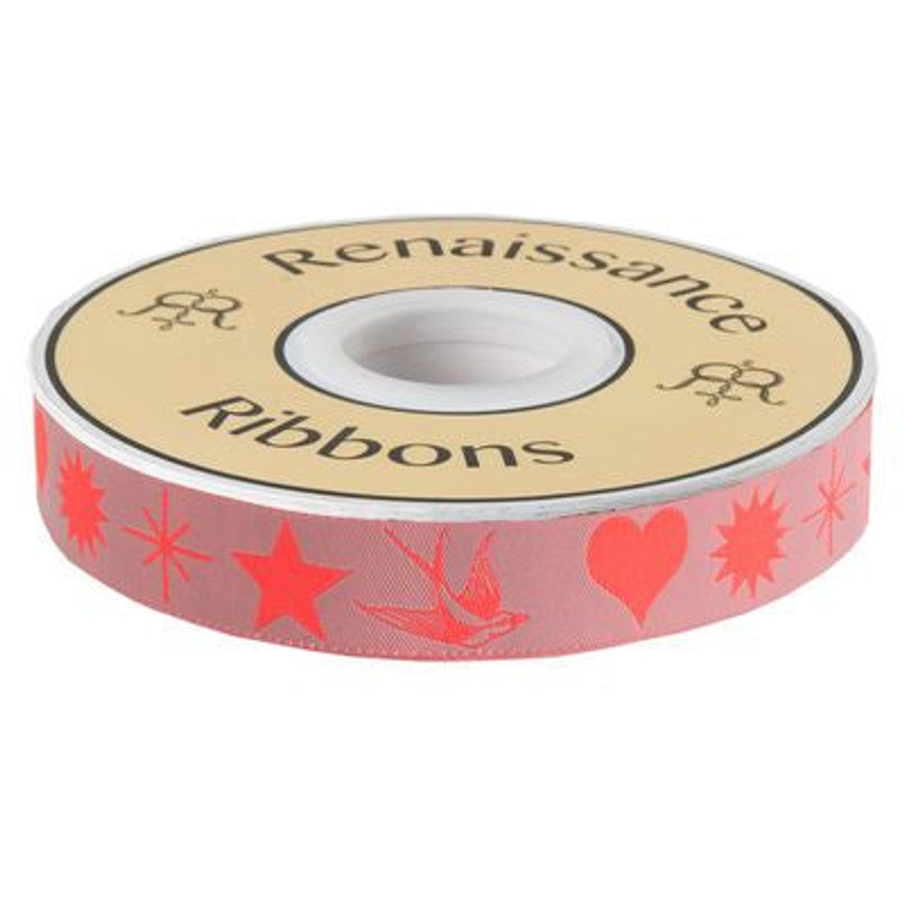 Renaissance Ribbons Fairy Flakes Ribbon in Cosmic 7/8in