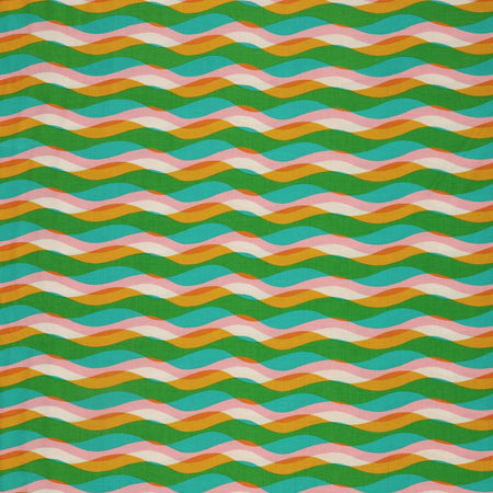 Poolside Too Fabric Collection - Poolside Waves Tropic