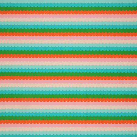 Poolside Too Fabric Collection - Umbrella Scallops Verdant