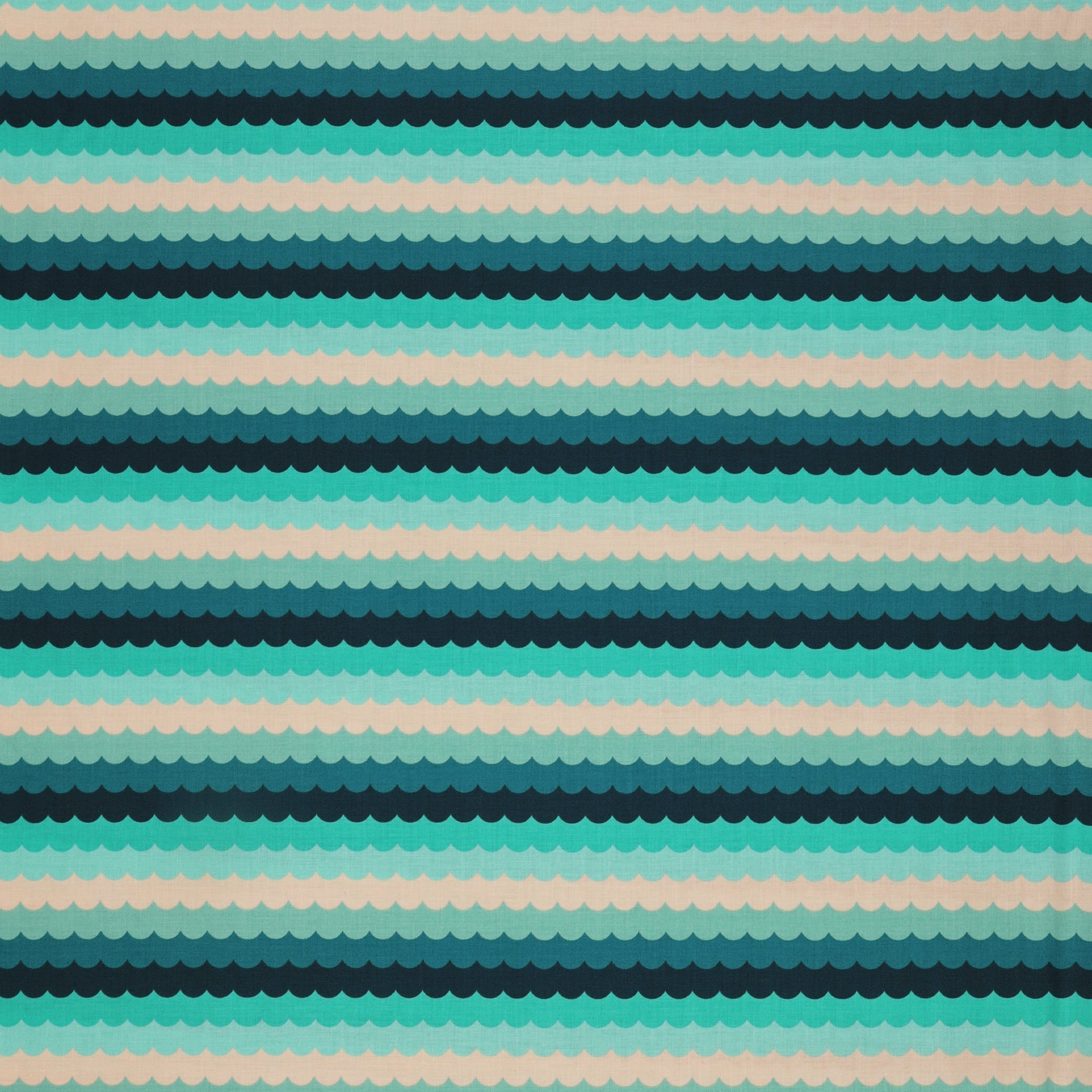 Poolside Too Fabric Collection - Umbrella Scallops Peacock