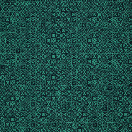 Poolside Too Fabric Collection - Architectural Blocks Peacock