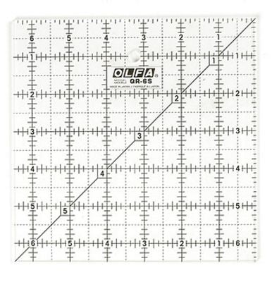 Olfa Square Frosted Ruler 6.5in