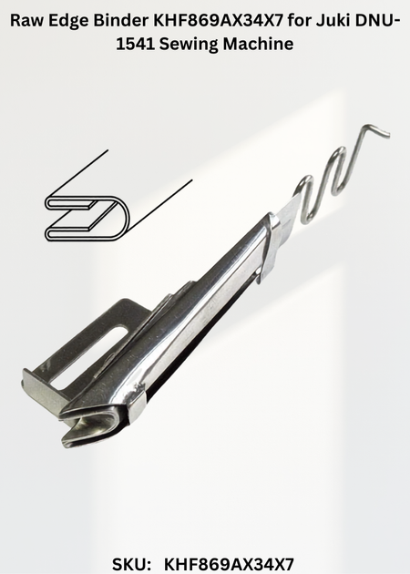 Raw Edge Binder KHF869AX34X7 for Juki DNU-1541 Sewing Machine