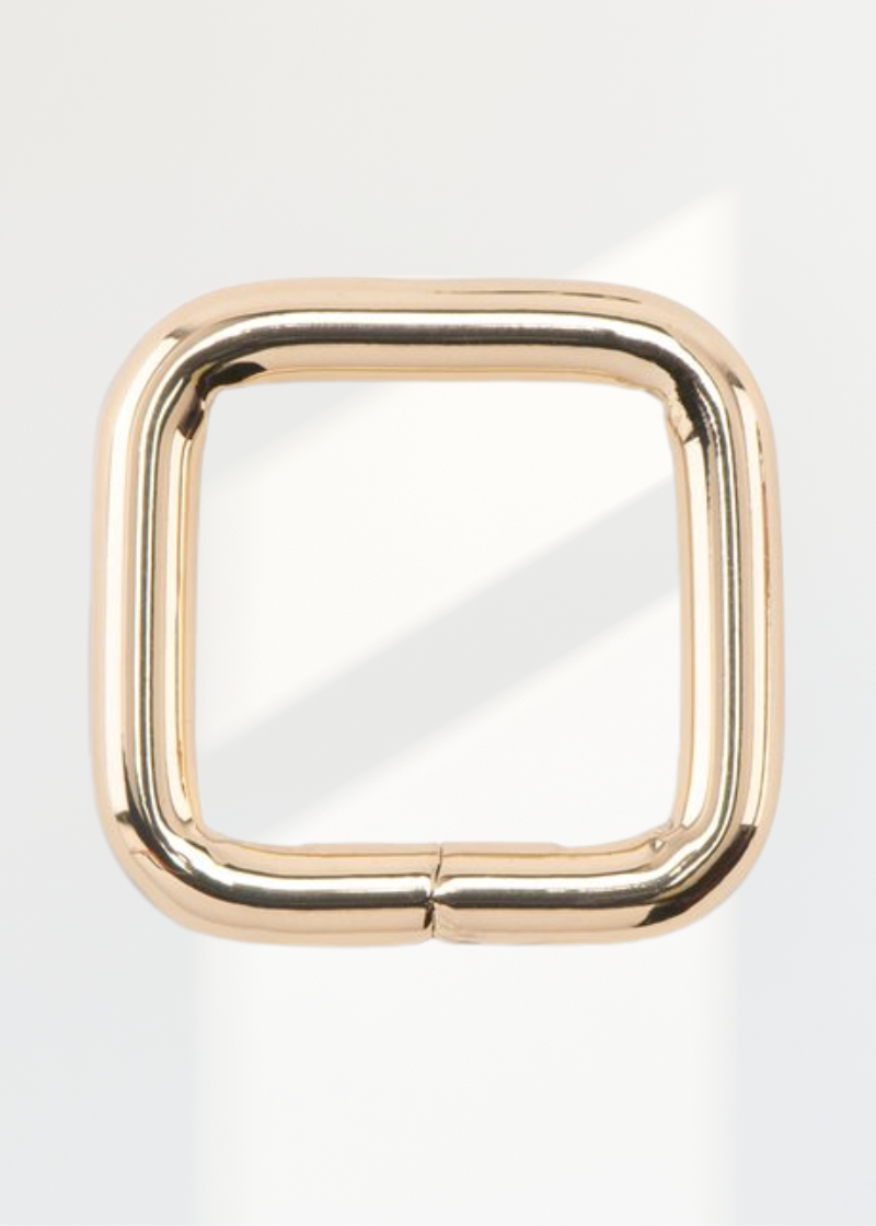 Rectangle Rings Bag Hardware - 1/2" - 4/Pack - Gold